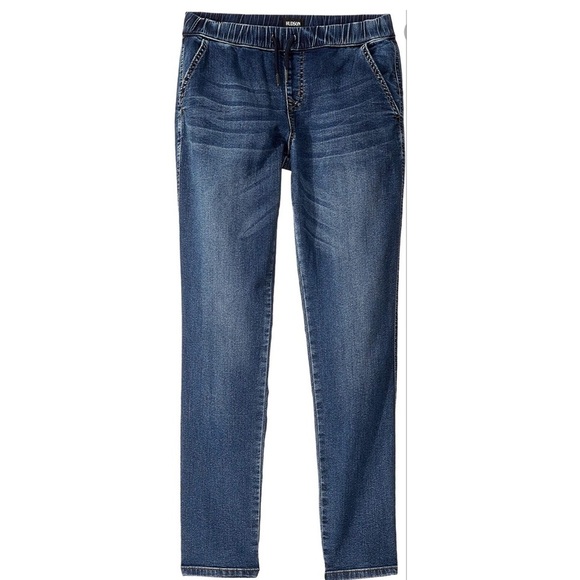Hudson Boys Seth Jogger Jeans in Indigo Rinse Medium - Picture 1 of 8